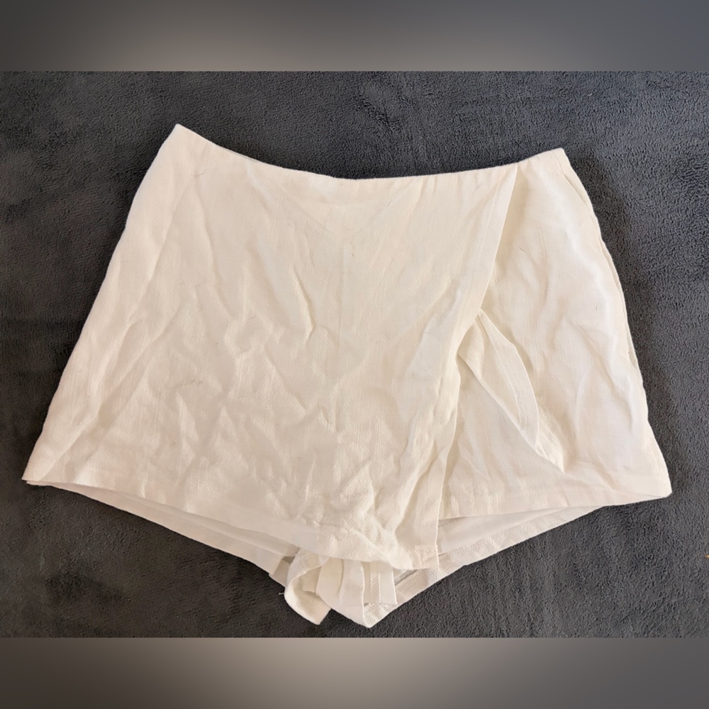 White Skort